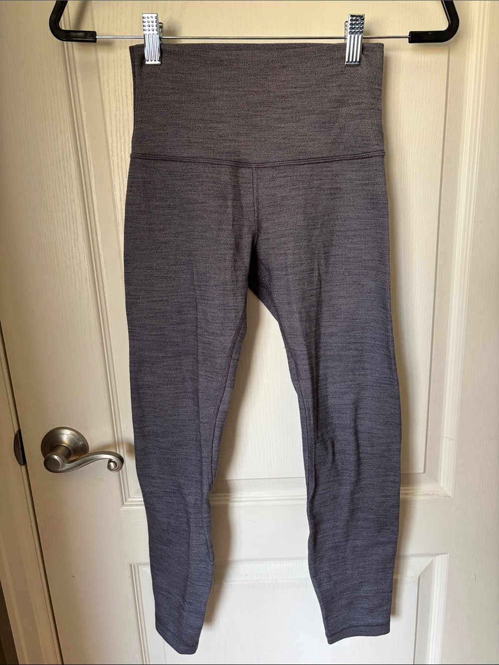 Lululemon Heathered Gray High Rise Leggings Size 4